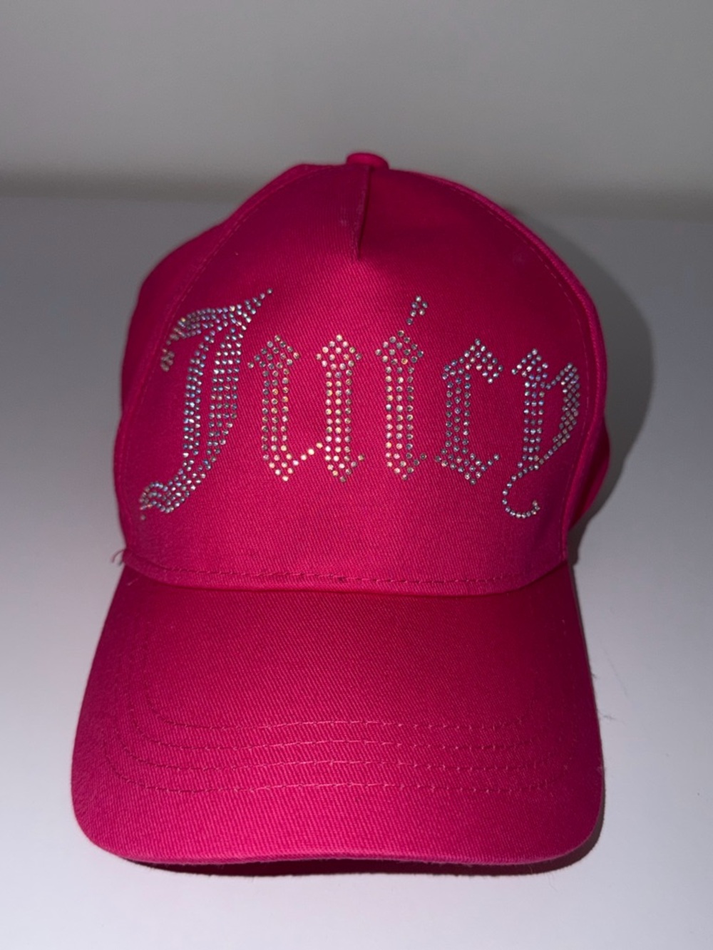 Juicy Couture Hot Pink Rhinestone
Logo Cap Y2K NWT